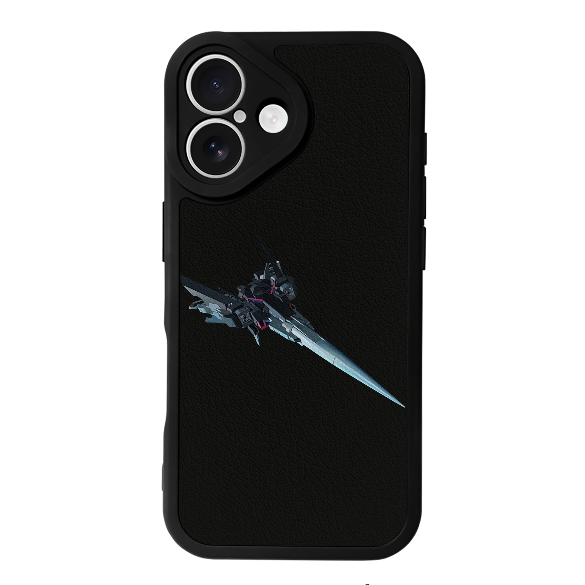 （画像用） 機動戦士ガンダム Mobile Suit Gundam 【iPhone 16シリーズ対応】シリコンスマホケース（レザー調） 材質：シリコン